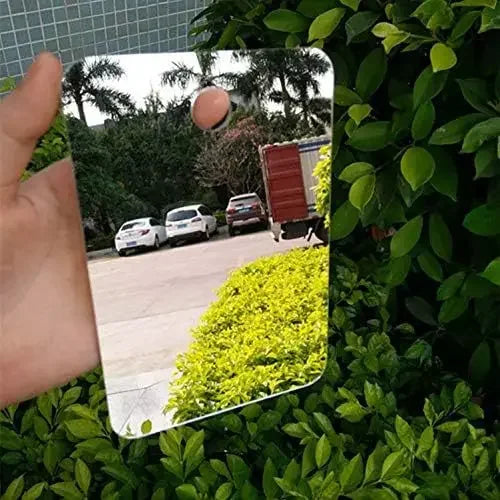 Acrylic Anti Fog Mirror Shower Shaving Fogless Mirror Washroom Travel Accessories For Women Makeup Man Shaving Bathroom Tools