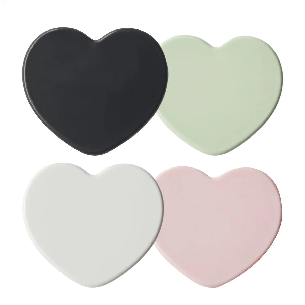 Cute Heart Shaped Travel Makeup Mirror Portable Waterproof Vanity Mirror with Suction Cup for Bathroom, Women Girls Teen, Gifts