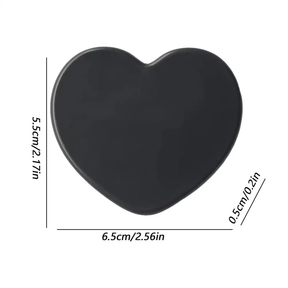Cute Heart Shaped Travel Makeup Mirror Portable Waterproof Vanity Mirror with Suction Cup for Bathroom, Women Girls Teen, Gifts