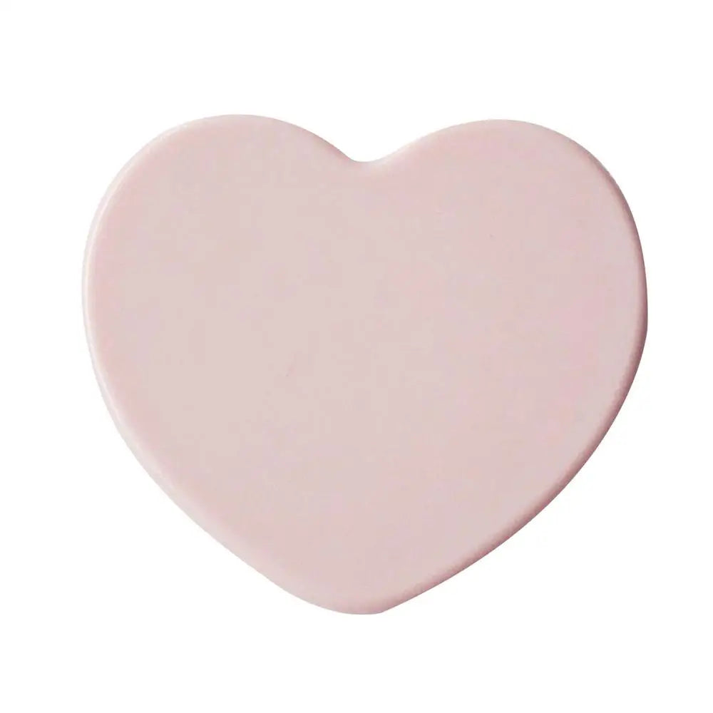Cute Heart Shaped Travel Makeup Mirror Portable Waterproof Vanity Mirror with Suction Cup for Bathroom, Women Girls Teen, Gifts